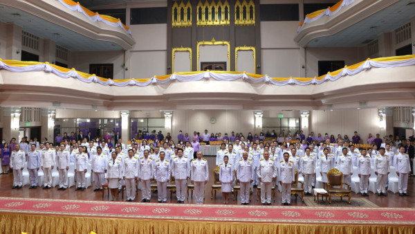 เลขาธิการ กช. นำทีมข้าราชการ สช. ร่วมพิธีเฉลิมพระเกียรติสมเด็จพระนางเจ้าฯ พระบรมราชินี เนื่องในโอกาสวันเฉลิมพระชนมพรรษา 3 มิถุนายน 2568