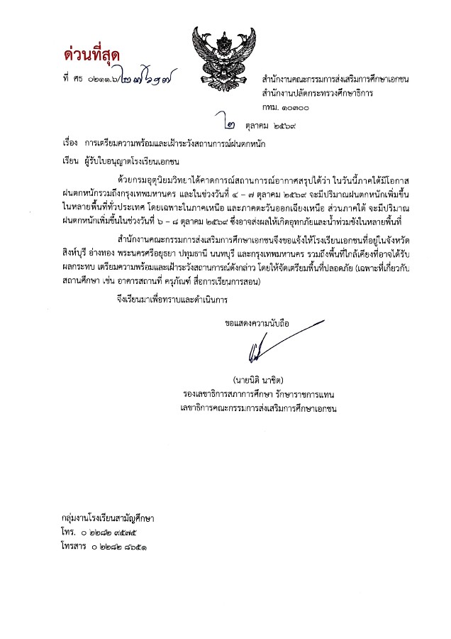 เฝ้าระวังน้ำท่วม